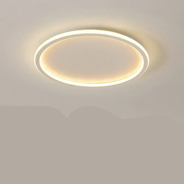 Nowoczesna Lampa Sufitowa LED Okrągła w Stylu Skandynawskim do Salonów i Wnętrz 15
