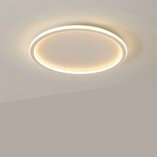 Nowoczesna Lampa Sufitowa LED Okrągła w Stylu Skandynawskim do Salonów i Wnętrz 16