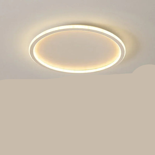 Nowoczesna Lampa Sufitowa LED Okrągła w Stylu Skandynawskim do Salonów i Wnętrz 17