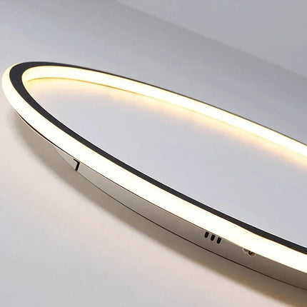 Nowoczesna Lampa Sufitowa LED Okrągła w Stylu Skandynawskim do Salonów i Wnętrz 5