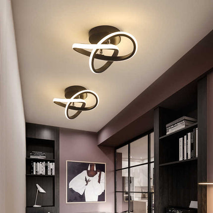 Nowoczesna Lampa Sufitowa LED z 3 Pierścieniami – Eleganckie Oświetlenie do Salonu i Biura 2