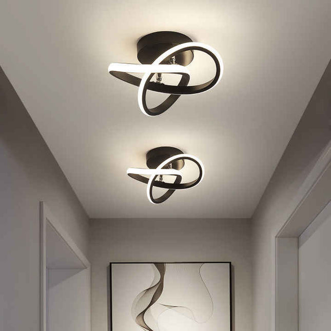 Nowoczesna Lampa Sufitowa LED z 3 Pierścieniami – Eleganckie Oświetlenie do Salonu i Biura 5