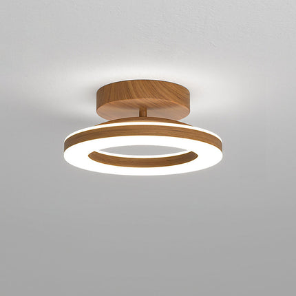 Nowoczesna Lampa Sufitowa LED z Otwartym Pierścieniem – 20 cm i 30 cm, Idealna do Salonu i Sypialni, Metal i Akryl 0