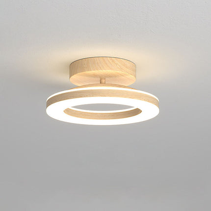 Nowoczesna Lampa Sufitowa LED z Otwartym Pierścieniem – 20 cm i 30 cm, Idealna do Salonu i Sypialni, Metal i Akryl 10