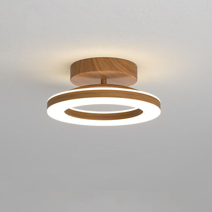 Nowoczesna Lampa Sufitowa LED z Otwartym Pierścieniem – 20 cm i 30 cm, Idealna do Salonu i Sypialni, Metal i Akryl 5