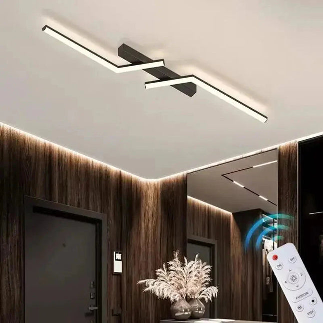 Nowoczesna Lampa Sufitowa LED z Regulacją Jasności – Elegancki Design do Salonu i Sypialni 0