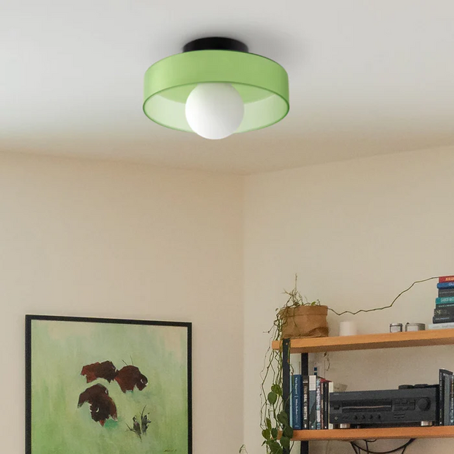Nowoczesna Lampa Sufitowa Okrągła LEDowa do Salonu z Eleganckim Designem 2