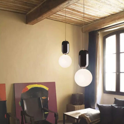 Nowoczesna Lampa Wisząca Balls, Kulisty Kształt do Salonu, Kuchni i Jadalni – Efektowne Oświetlenie G9, Minimalistyczny Design 1