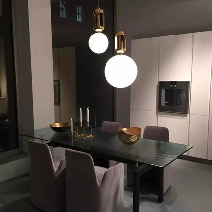 Nowoczesna Lampa Wisząca Balls, Kulisty Kształt do Salonu, Kuchni i Jadalni – Efektowne Oświetlenie G9, Minimalistyczny Design 5