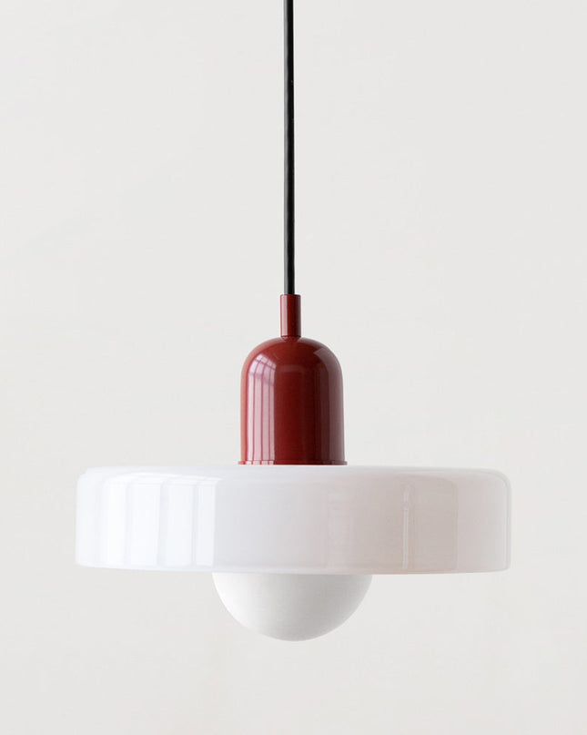 Nowoczesna Lampa Wisząca Bauhaus z Kolorowego Szkła do Salonu - Stylowe Lampy Wiszące i Żyrandole do Salonów 0