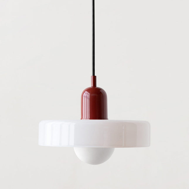 Nowoczesna Lampa Wisząca Bauhaus z Kolorowego Szkła do Salonu - Stylowe Lampy Wiszące i Żyrandole do Salonów 0