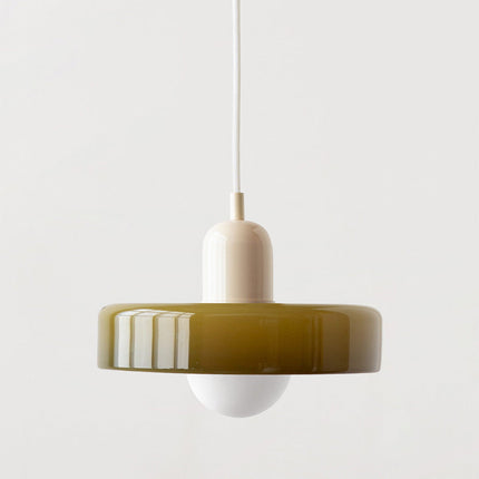 Nowoczesna Lampa Wisząca Bauhaus z Kolorowego Szkła do Salonu - Stylowe Lampy Wiszące i Żyrandole do Salonów 10