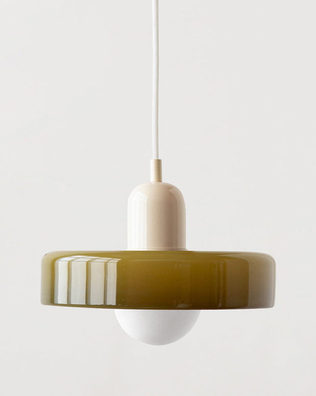 Nowoczesna Lampa Wisząca Bauhaus z Kolorowego Szkła do Salonu - Stylowe Lampy Wiszące i Żyrandole do Salonów 10