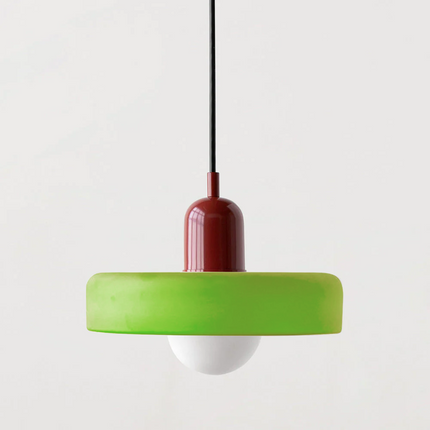 Nowoczesna Lampa Wisząca Bauhaus z Kolorowego Szkła do Salonu - Stylowe Lampy Wiszące i Żyrandole do Salonów 12