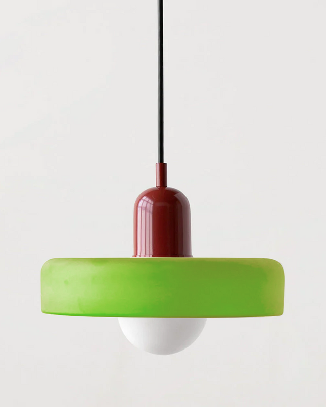 Nowoczesna Lampa Wisząca Bauhaus z Kolorowego Szkła do Salonu - Stylowe Lampy Wiszące i Żyrandole do Salonów 12