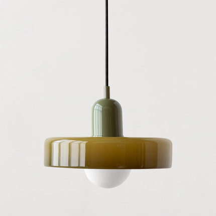 Nowoczesna Lampa Wisząca Bauhaus z Kolorowego Szkła do Salonu - Stylowe Lampy Wiszące i Żyrandole do Salonów 13