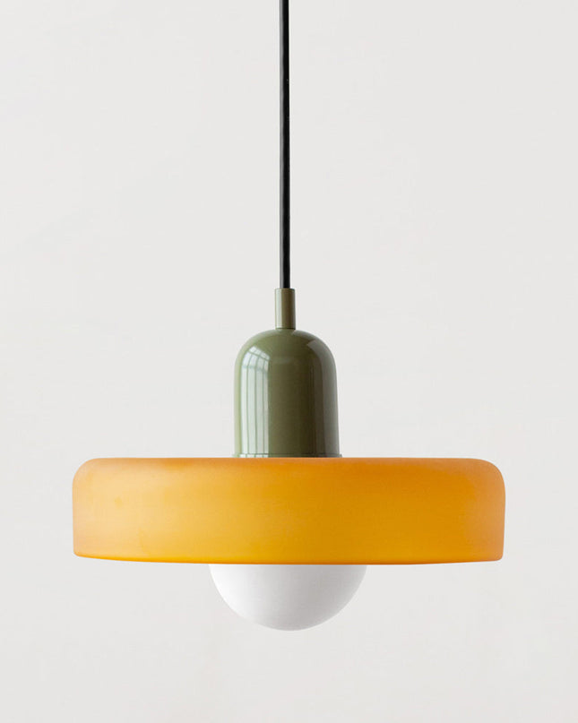 Nowoczesna Lampa Wisząca Bauhaus z Kolorowego Szkła do Salonu - Stylowe Lampy Wiszące i Żyrandole do Salonów 15
