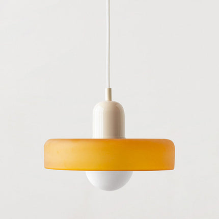 Nowoczesna Lampa Wisząca Bauhaus z Kolorowego Szkła do Salonu - Stylowe Lampy Wiszące i Żyrandole do Salonów 19