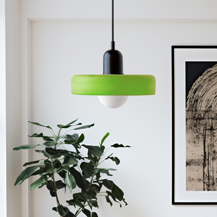 Nowoczesna Lampa Wisząca Bauhaus z Kolorowego Szkła do Salonu - Stylowe Lampy Wiszące i Żyrandole do Salonów 2