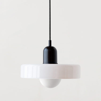 Nowoczesna Lampa Wisząca Bauhaus z Kolorowego Szkła do Salonu - Stylowe Lampy Wiszące i Żyrandole do Salonów 20