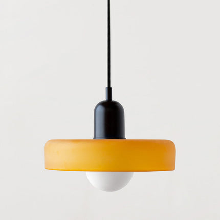 Nowoczesna Lampa Wisząca Bauhaus z Kolorowego Szkła do Salonu - Stylowe Lampy Wiszące i Żyrandole do Salonów 21