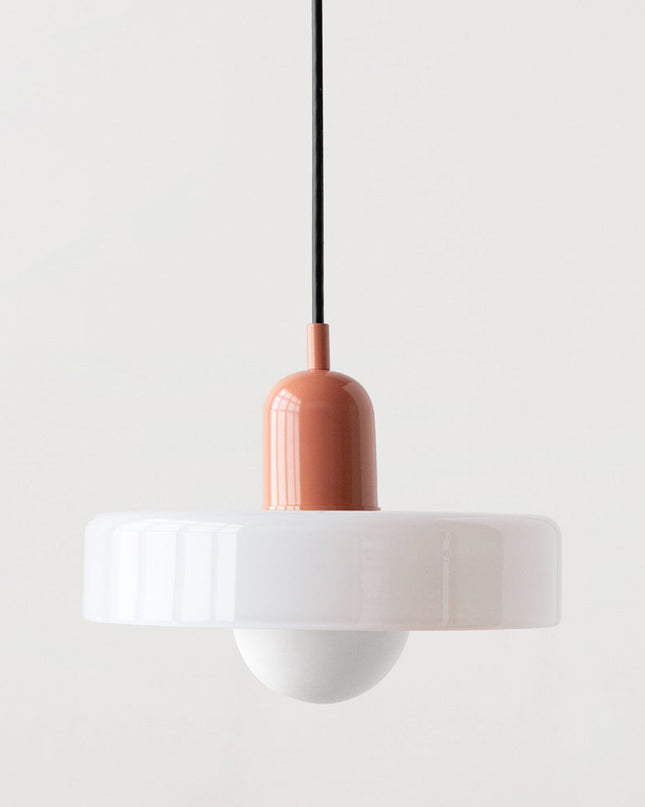 Nowoczesna Lampa Wisząca Bauhaus z Kolorowego Szkła do Salonu - Stylowe Lampy Wiszące i Żyrandole do Salonów 22