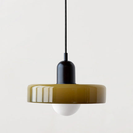 Nowoczesna Lampa Wisząca Bauhaus z Kolorowego Szkła do Salonu - Stylowe Lampy Wiszące i Żyrandole do Salonów 23