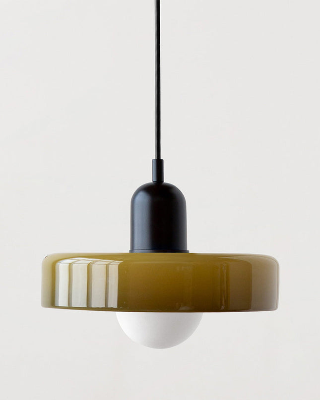 Nowoczesna Lampa Wisząca Bauhaus z Kolorowego Szkła do Salonu - Stylowe Lampy Wiszące i Żyrandole do Salonów 23