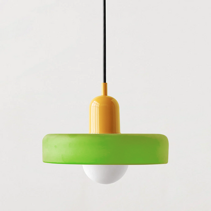 Nowoczesna Lampa Wisząca Bauhaus z Kolorowego Szkła do Salonu - Stylowe Lampy Wiszące i Żyrandole do Salonów 25