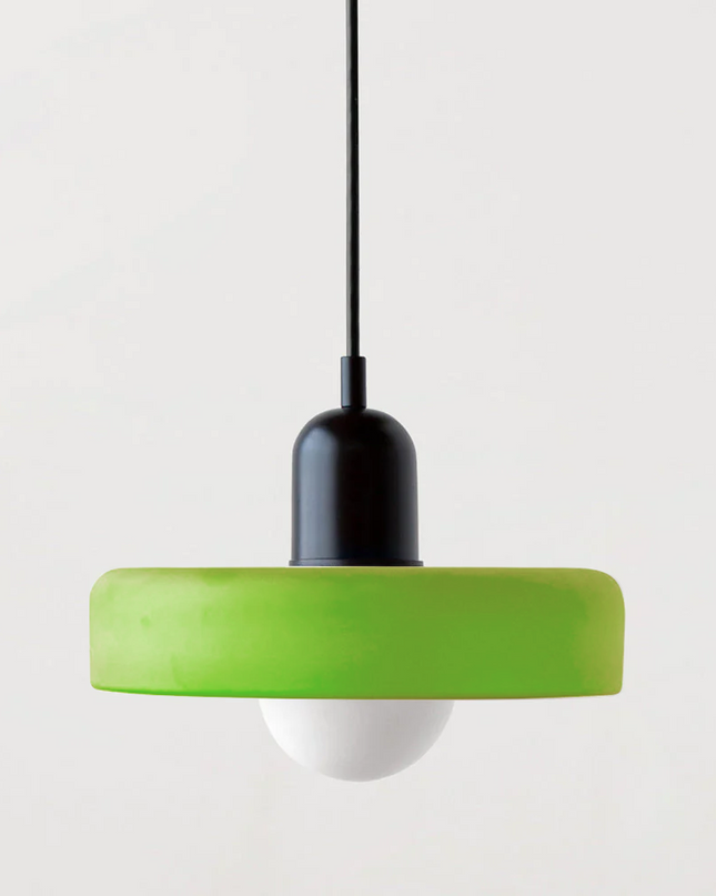 Nowoczesna Lampa Wisząca Bauhaus z Kolorowego Szkła do Salonu - Stylowe Lampy Wiszące i Żyrandole do Salonów 27