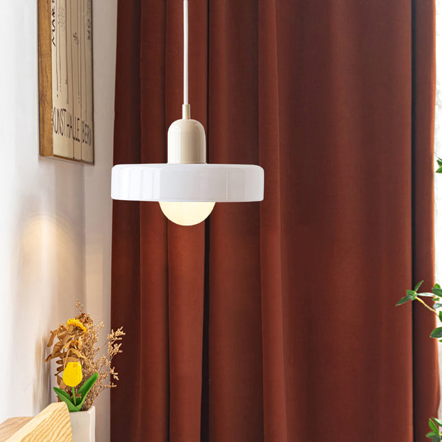 Nowoczesna Lampa Wisząca Bauhaus z Kolorowego Szkła do Salonu - Stylowe Lampy Wiszące i Żyrandole do Salonów 6