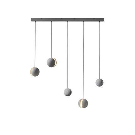 Nowoczesna Lampa Wisząca Cementowa do Kuchni z Regulowaną Wysokością – Minimalistyczny Design, Idealna jako Lampa nad Stół 13