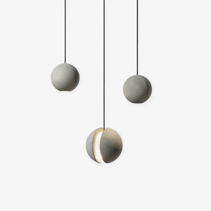 Nowoczesna Lampa Wisząca Cementowa do Kuchni z Regulowaną Wysokością – Minimalistyczny Design, Idealna jako Lampa nad Stół 3