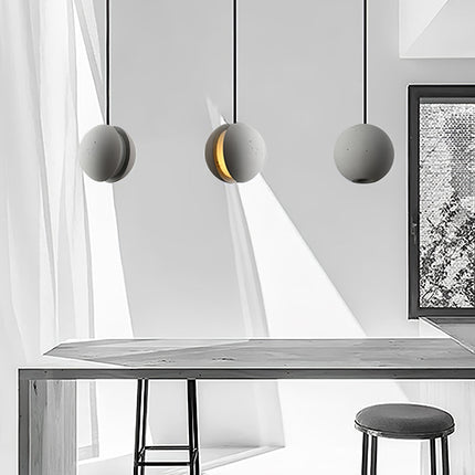 Nowoczesna Lampa Wisząca Cementowa do Kuchni z Regulowaną Wysokością – Minimalistyczny Design, Idealna jako Lampa nad Stół 4
