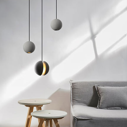 Nowoczesna Lampa Wisząca Cementowa do Kuchni z Regulowaną Wysokością – Minimalistyczny Design, Idealna jako Lampa nad Stół 7
