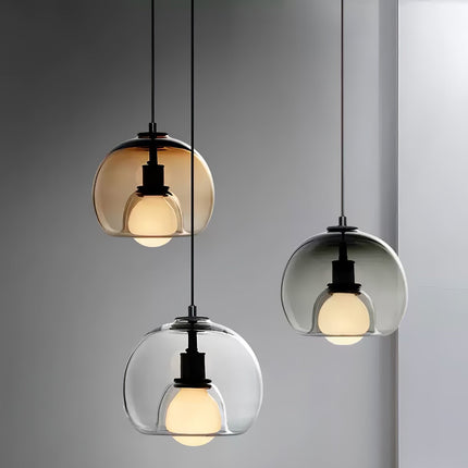 Nowoczesna Lampa Wisząca Eres z Metalowym i Szklanym Wykończeniem – Minimalistyczny Design 2