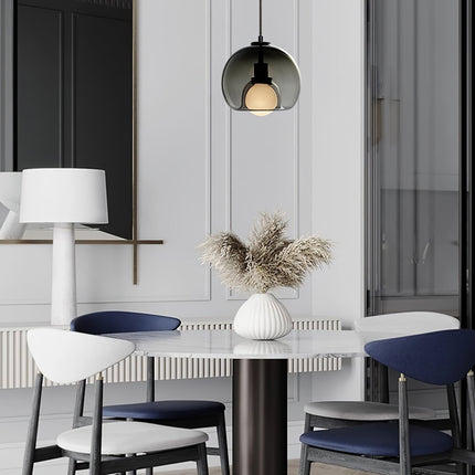 Nowoczesna Lampa Wisząca Eres z Metalowym i Szklanym Wykończeniem – Minimalistyczny Design 7