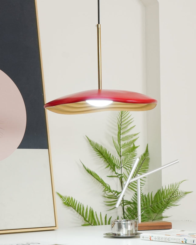 Nowoczesna Lampa Wisząca LED Arc – Eleganckie Oświetlenie do Salonów i Jadalni, Regulowana Wysokość, Żywica i Akryl 3