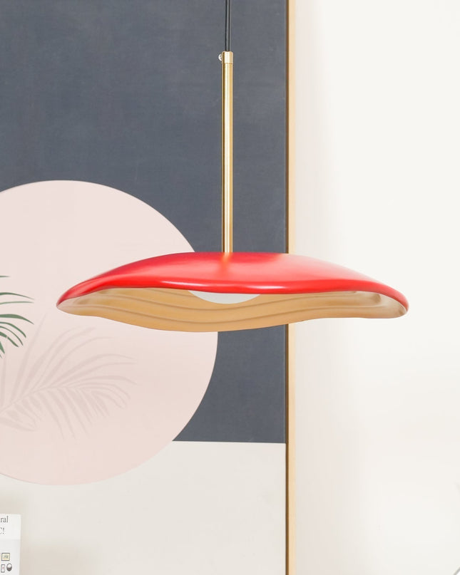 Nowoczesna Lampa Wisząca LED Arc – Eleganckie Oświetlenie do Salonów i Jadalni, Regulowana Wysokość, Żywica i Akryl 5