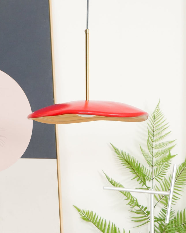 Nowoczesna Lampa Wisząca LED Arc – Eleganckie Oświetlenie do Salonów i Jadalni, Regulowana Wysokość, Żywica i Akryl 7