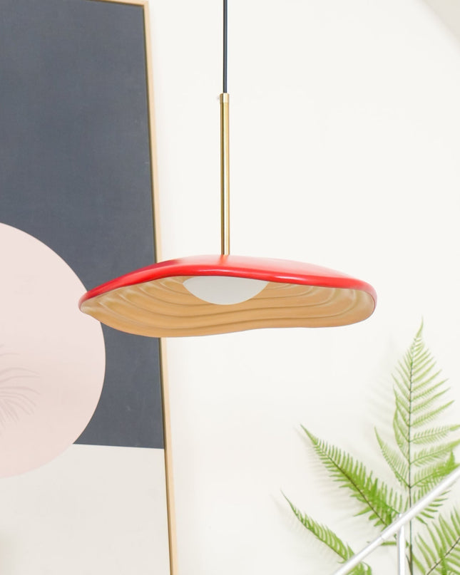 Nowoczesna Lampa Wisząca LED Arc – Eleganckie Oświetlenie do Salonów i Jadalni, Regulowana Wysokość, Żywica i Akryl 8