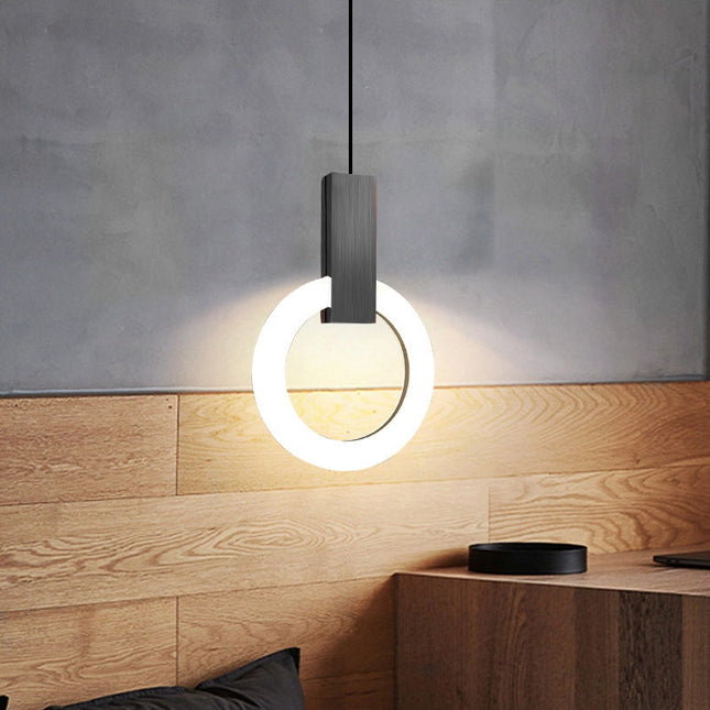 Nowoczesna Lampa Wisząca LED Nordic Ring – Okrągły Kształt, Minimalistyczny Design 2