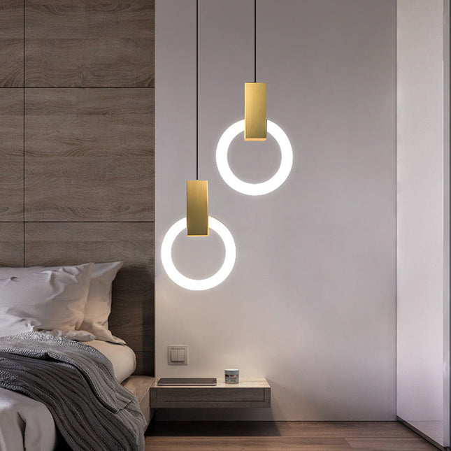 Nowoczesna Lampa Wisząca LED Nordic Ring – Okrągły Kształt, Minimalistyczny Design 5