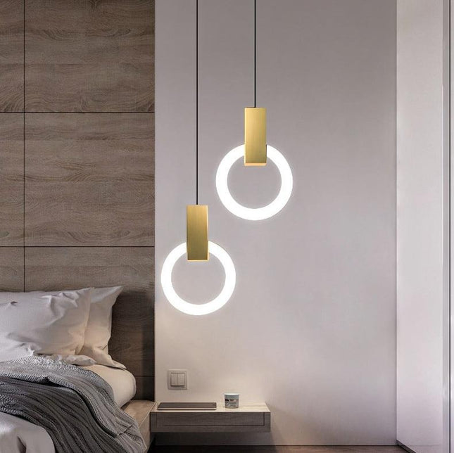 Nowoczesna Lampa Wisząca LED Nordic Ring – Okrągły Kształt, Minimalistyczny Design 7