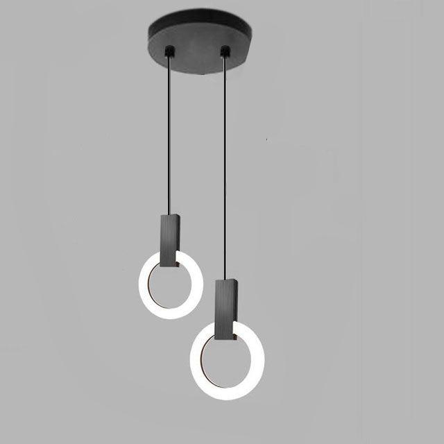 Nowoczesna Lampa Wisząca LED Nordic Ring – Okrągły Kształt, Minimalistyczny Design 9