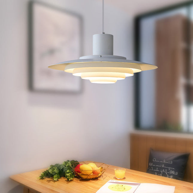 Nowoczesna Lampa Wisząca LED do Salonów i Jadalni, Oświetlenie Nad Stół, Aluminiowa, Regulowana Wysokość, 35 cm 0