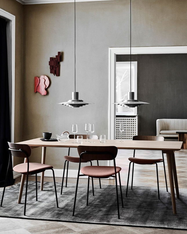 Nowoczesna Lampa Wisząca LED do Salonów i Jadalni, Oświetlenie Nad Stół, Aluminiowa, Regulowana Wysokość, 35 cm 4