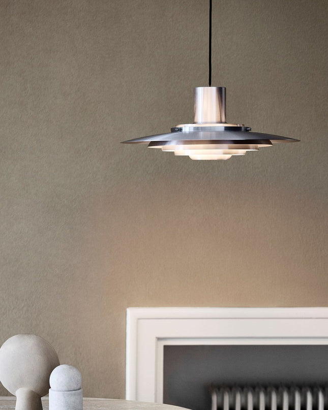 Nowoczesna Lampa Wisząca LED do Salonów i Jadalni, Oświetlenie Nad Stół, Aluminiowa, Regulowana Wysokość, 35 cm 6