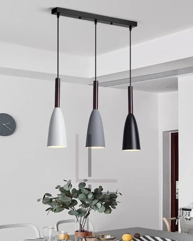 Nowoczesna Lampa Wisząca Nordic z Regulowaną Długością – E27, Aluminium, Różne Kolory 6