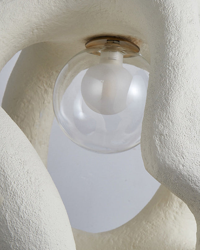 Nowoczesna Lampa Wisząca Wabi Sabi w Skandynawskim Stylu do Salonu, Regulowana Wysokość, Ciepłe Światło, Minimalistyczny Design 5